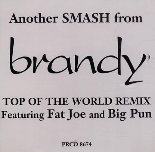 Brandy Top Of The World Remix US Promo CD single (CD5 / 5